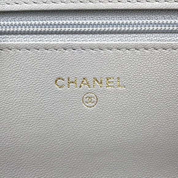 CHANEL CHANEL19 Chain wallet Lambskin Gray AP0957 - Picture 10 of 14
